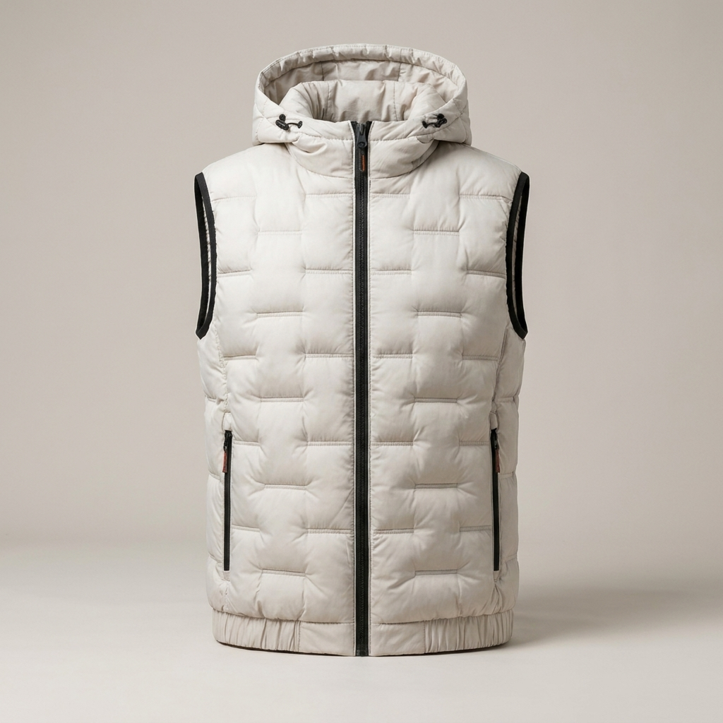 PLUXSTYLE::numise::mens-hooded-quilted-parka::pack-white