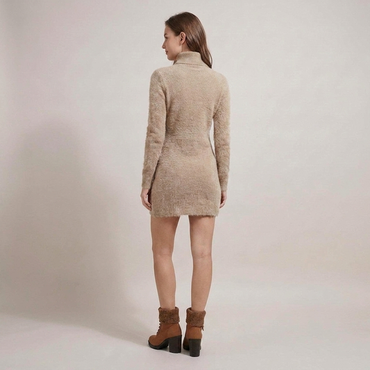 PLUXSTYLE::numise::adeline-relaxed-mini-dress::back