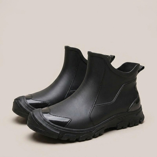 PLUXSTYLE::numise::arthur-knee-high-rain-boots::closeup-detail