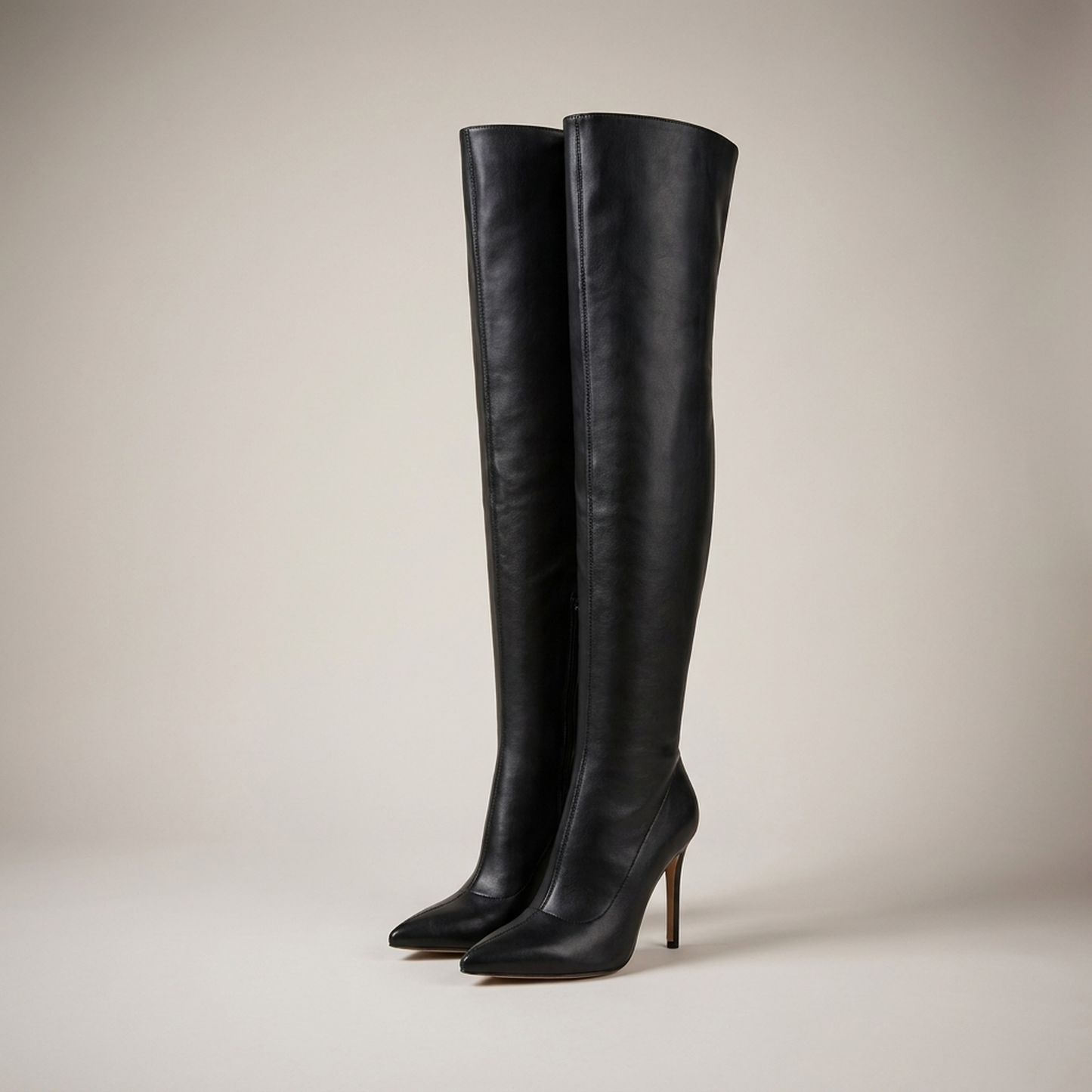 PLUXSTYLE::numise::pointed-toe-stiletto-over-the-knee-boots::pack-black