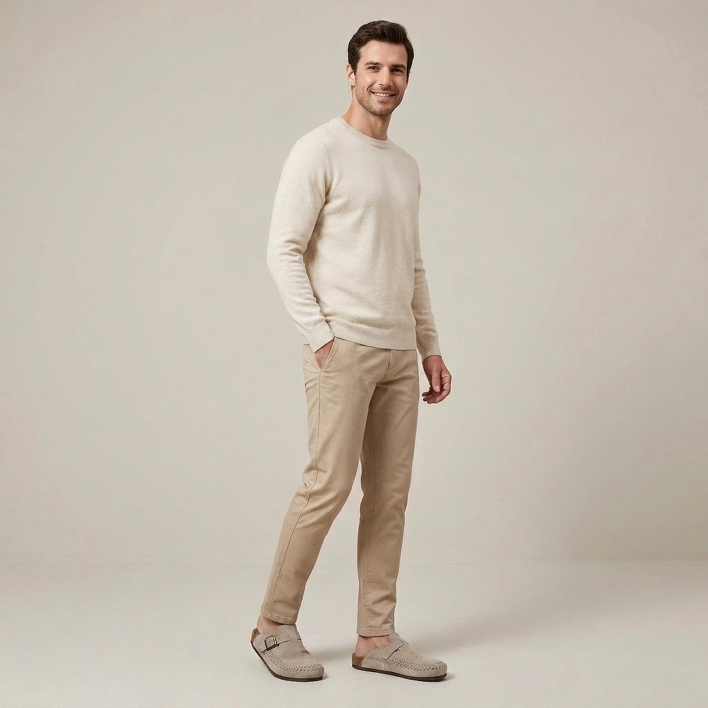PLUXSTYLE::numise::aurelio-woven-clogs-in-beige::zoom-out
