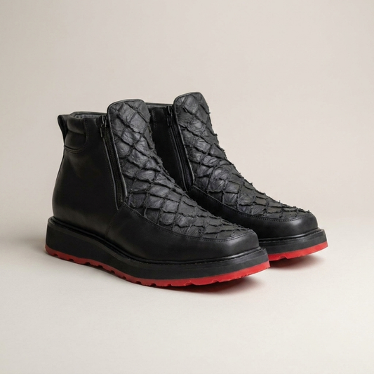 PLUXSTYLE::numise::mens-wide-fit-casual-boots-1::closeup-detail