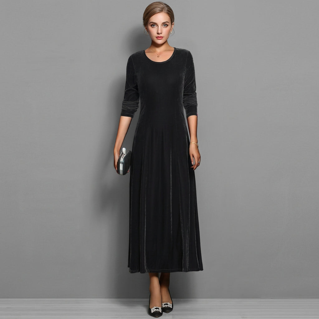Avery | Women's Long-Sleeve Maxi Evening Dress
