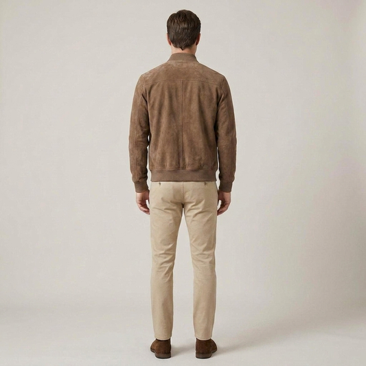 PLUXSTYLE::numise::modern-bomber-collar-parka::back