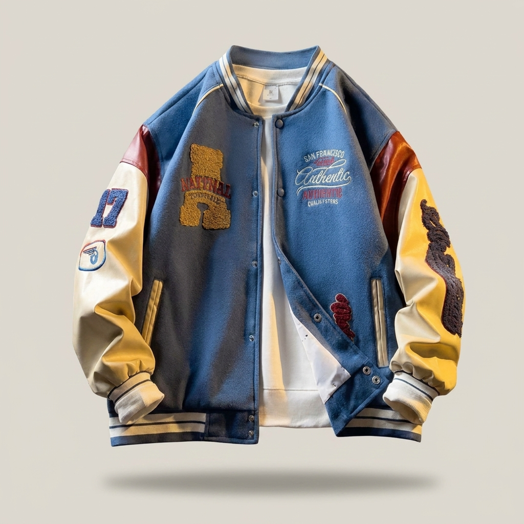 PLUXSTYLE::numise::heritage-campus-parka::pack-blue