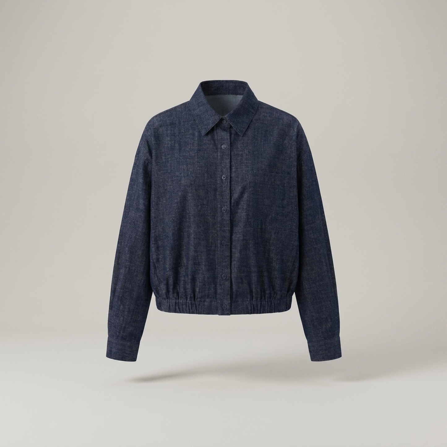 PLUXSTYLE::numise::womens-cropped-boxy-top::pack-navy-blue