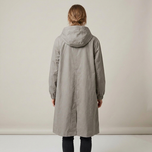 PLUXSTYLE::numise::relaxed-fit-city-parka::back