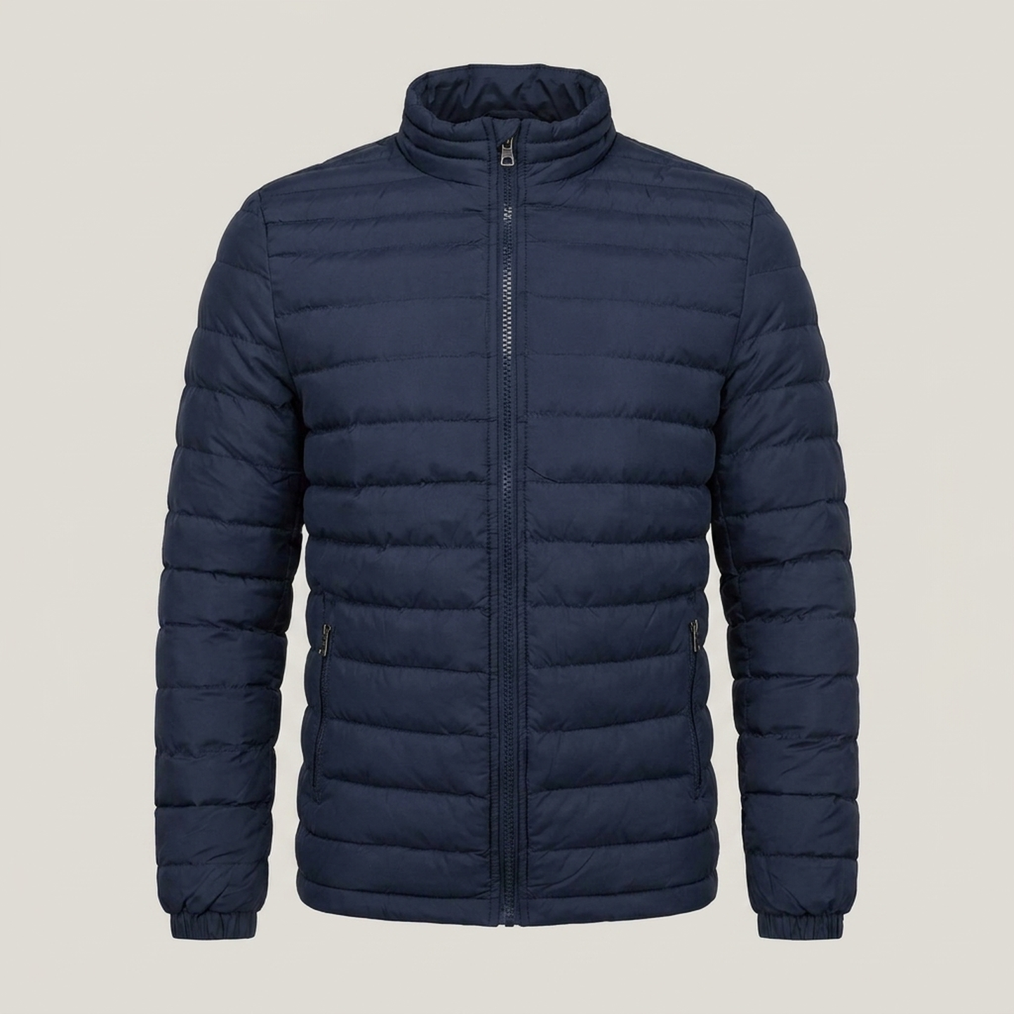PLUXSTYLE::numise::mens-regular-fit-puffer-parka::pack-dark-blue