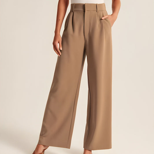 Tailored Wide-Leg Trousers