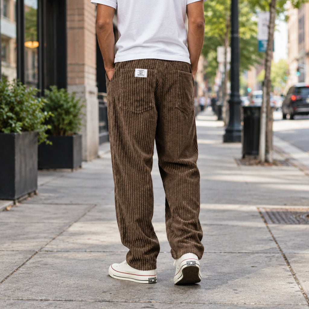 Relaxed Fit Drawstring Trousers