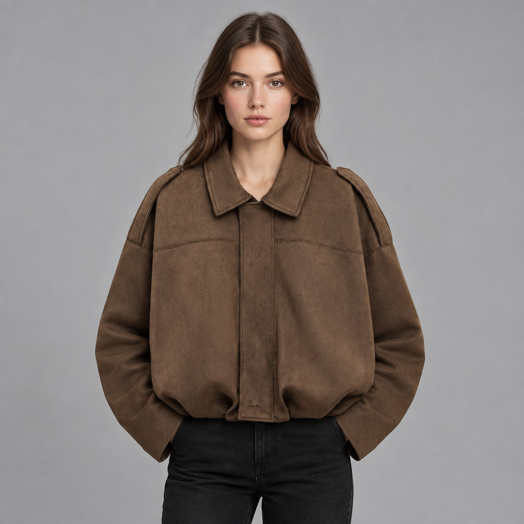 Collared Bomber Jacket