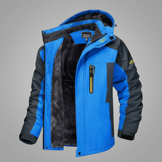 Windproof Outdoor Jacket for Active Winter Adventures