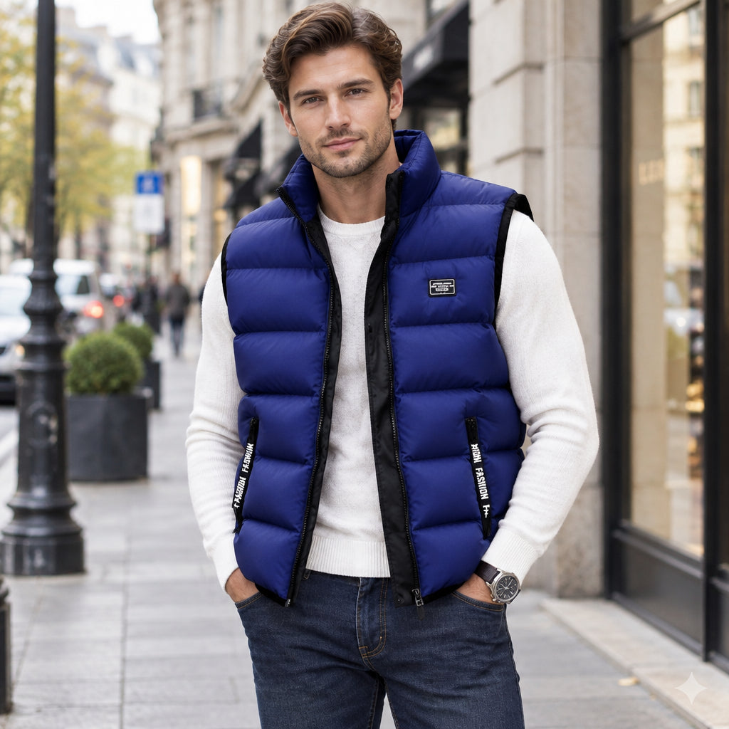 Gilet imbottito trapuntato da uomo