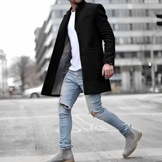 Henry Slim-Fit Stand Collar Outerwear