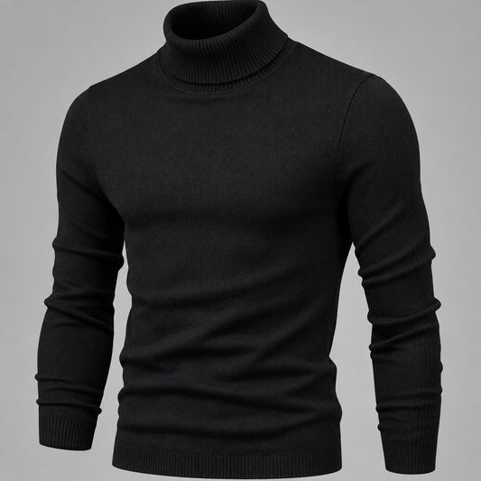 Maglione a collo alto slim fit