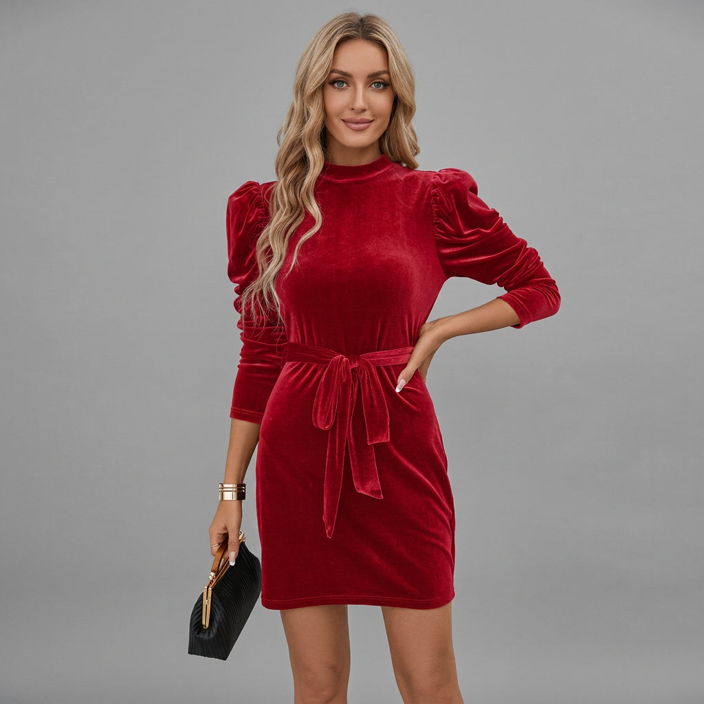 Savannah | Women's Puff Sleeve Mini Dress