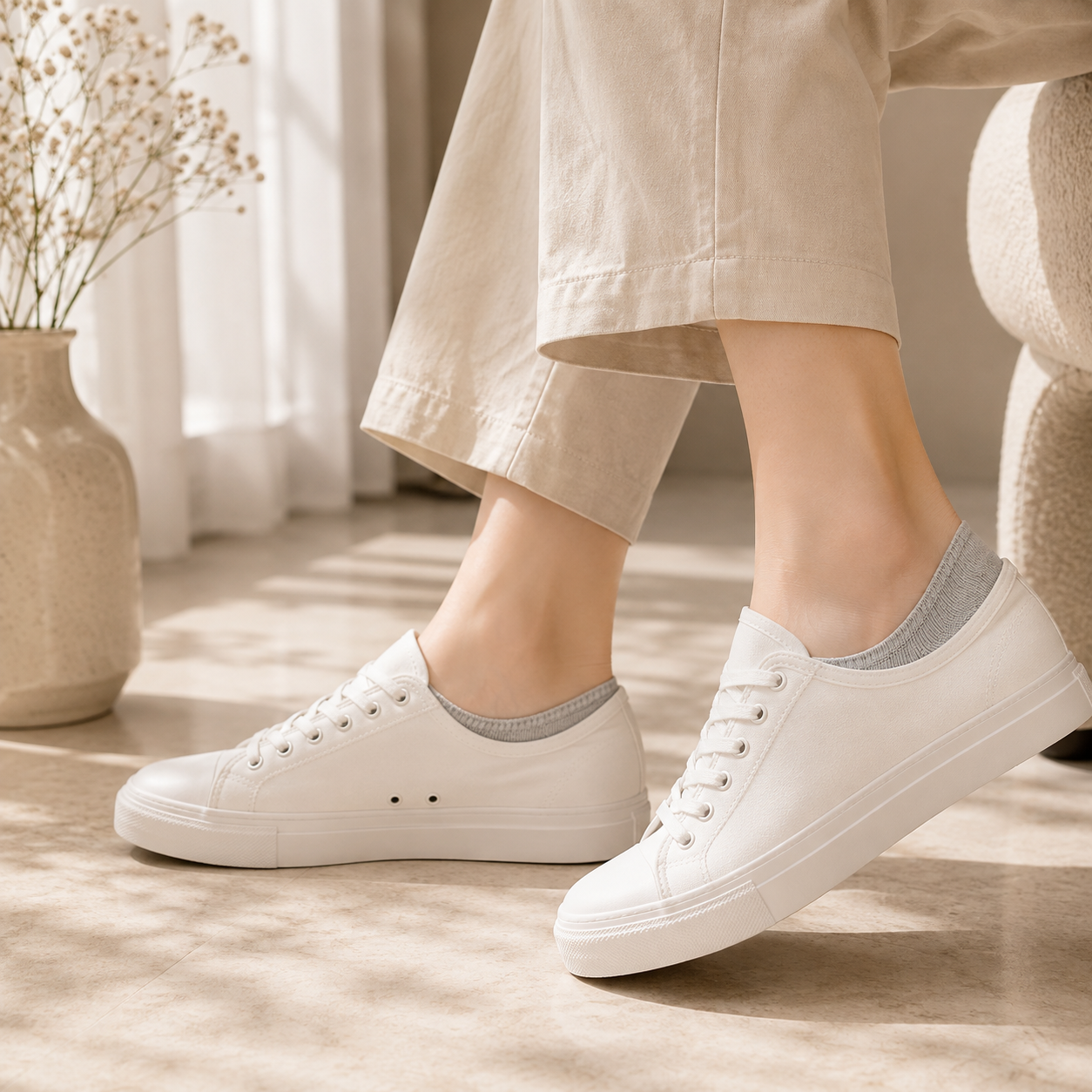 6 Pairs Women's Invisible No Show Socks