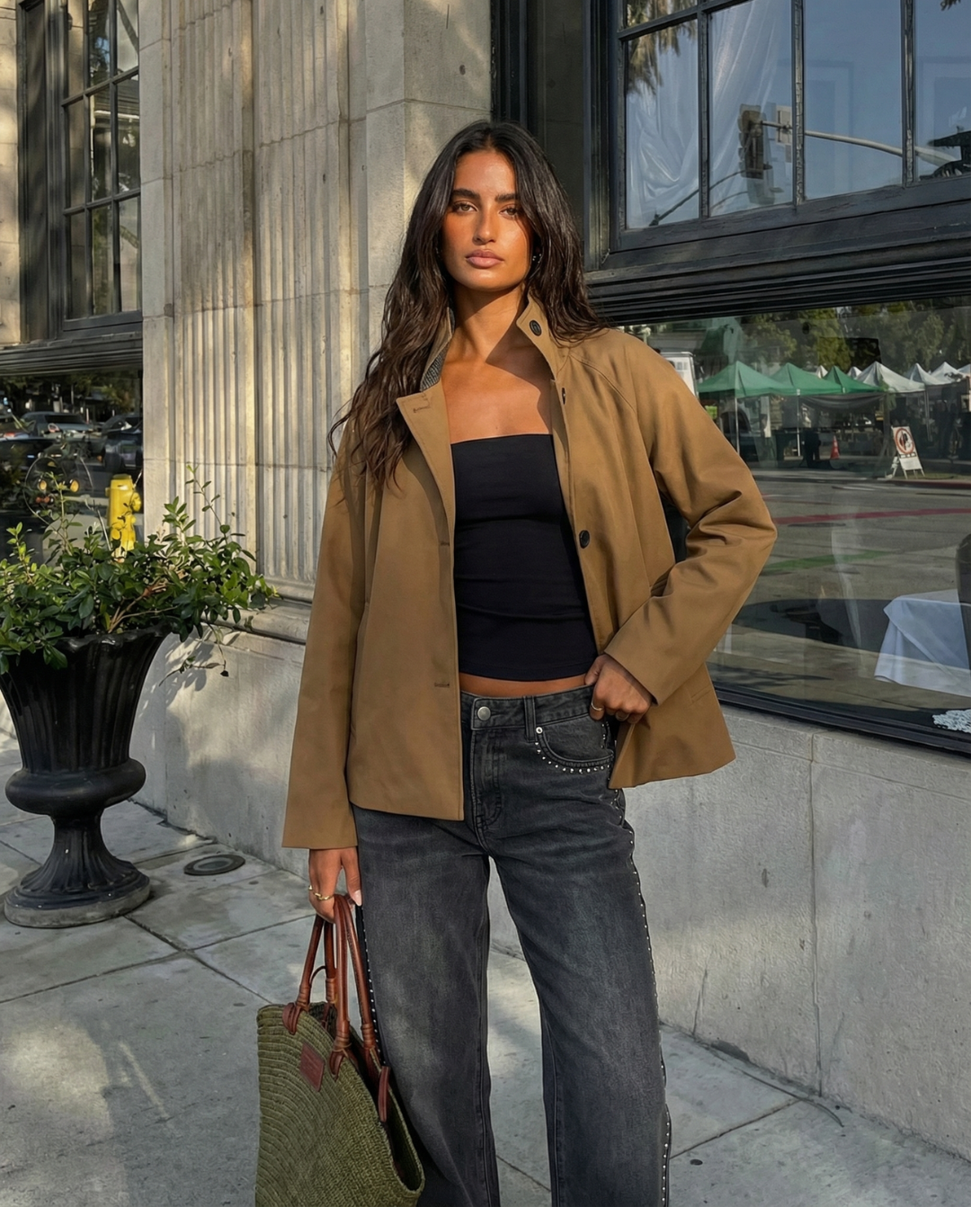 PLUXSTYLE::numise::harriet-cropped-parka::lifestyle-keep-1