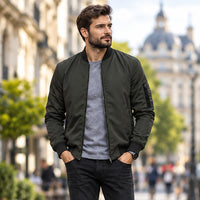 Classic Fit Bomber Jacket