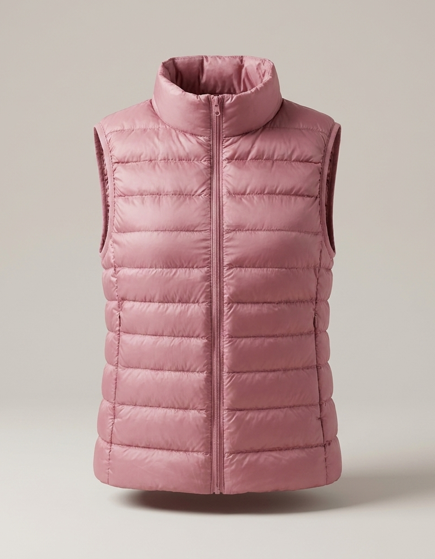 PLUXSTYLE::numise::everyday-sleeveless-parka::pack-pink