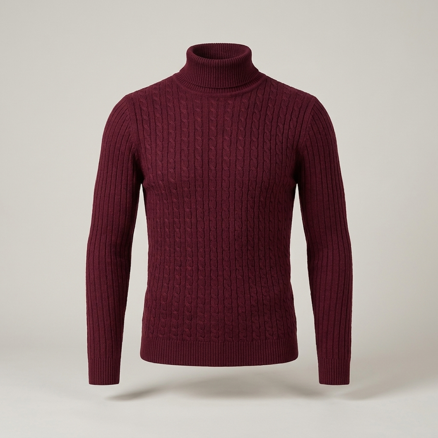 PLUXSTYLE::numise::mens-high-neck-sweater::pack-burgundy