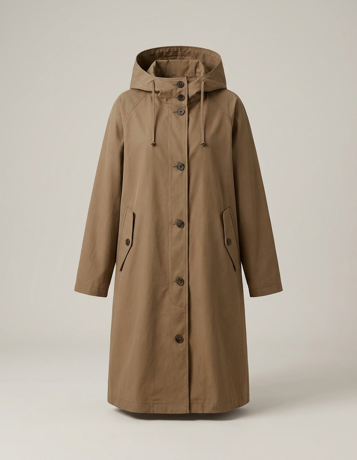 PLUXSTYLE::numise::amelia-long-hooded-parka::pack-brown