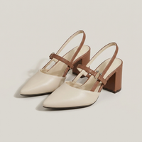 PLUXSTYLE::numise::pointed-toe-slingback-footwear::pack-light-brown