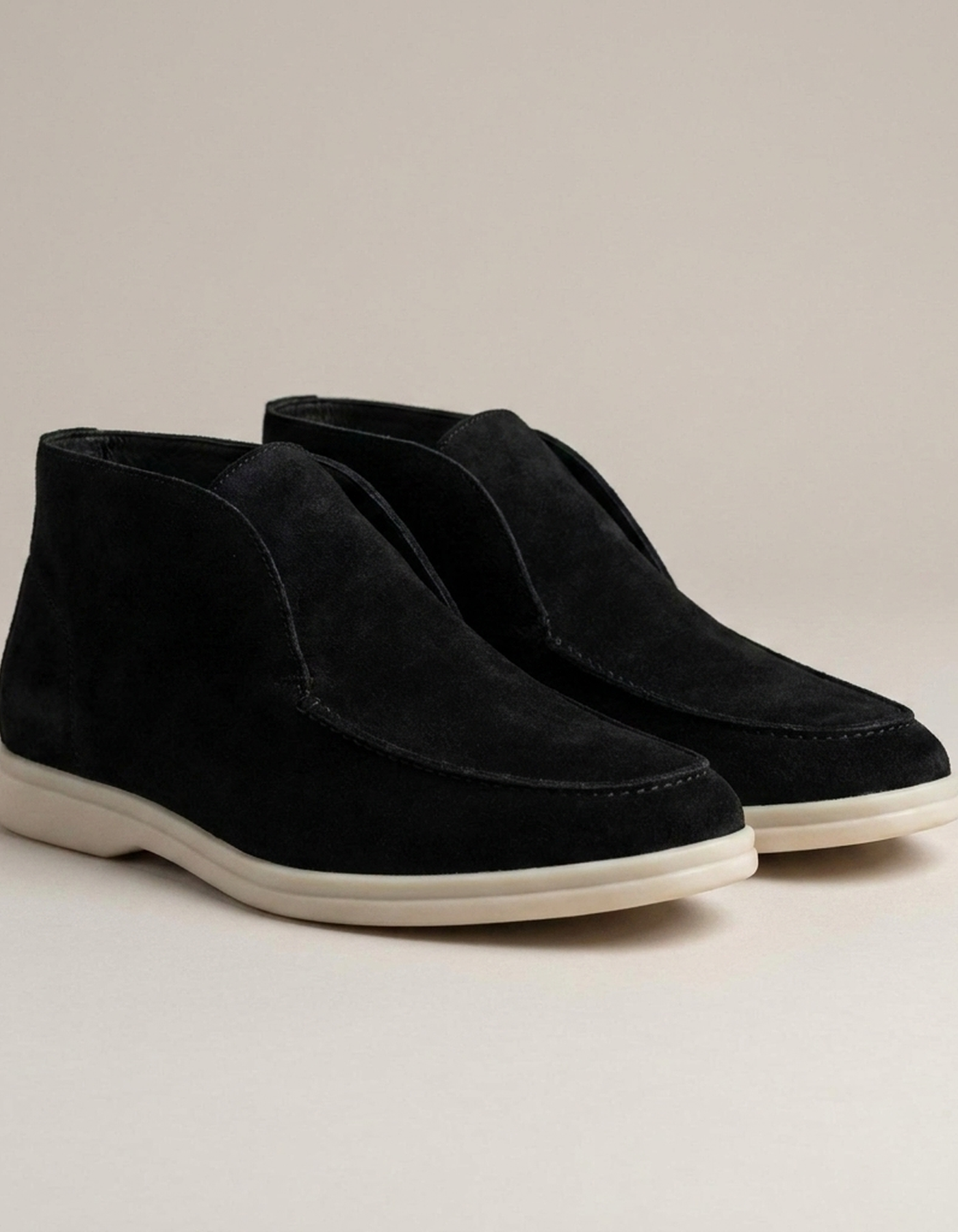 PLUXSTYLE::numise::harbor-high-cut-loafers::closeup-detail