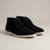 PLUXSTYLE::numise::harbor-high-cut-loafers::closeup-detail