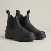PLUXSTYLE::numise::mens-cushioned-chelsea-boots::closeup-detail