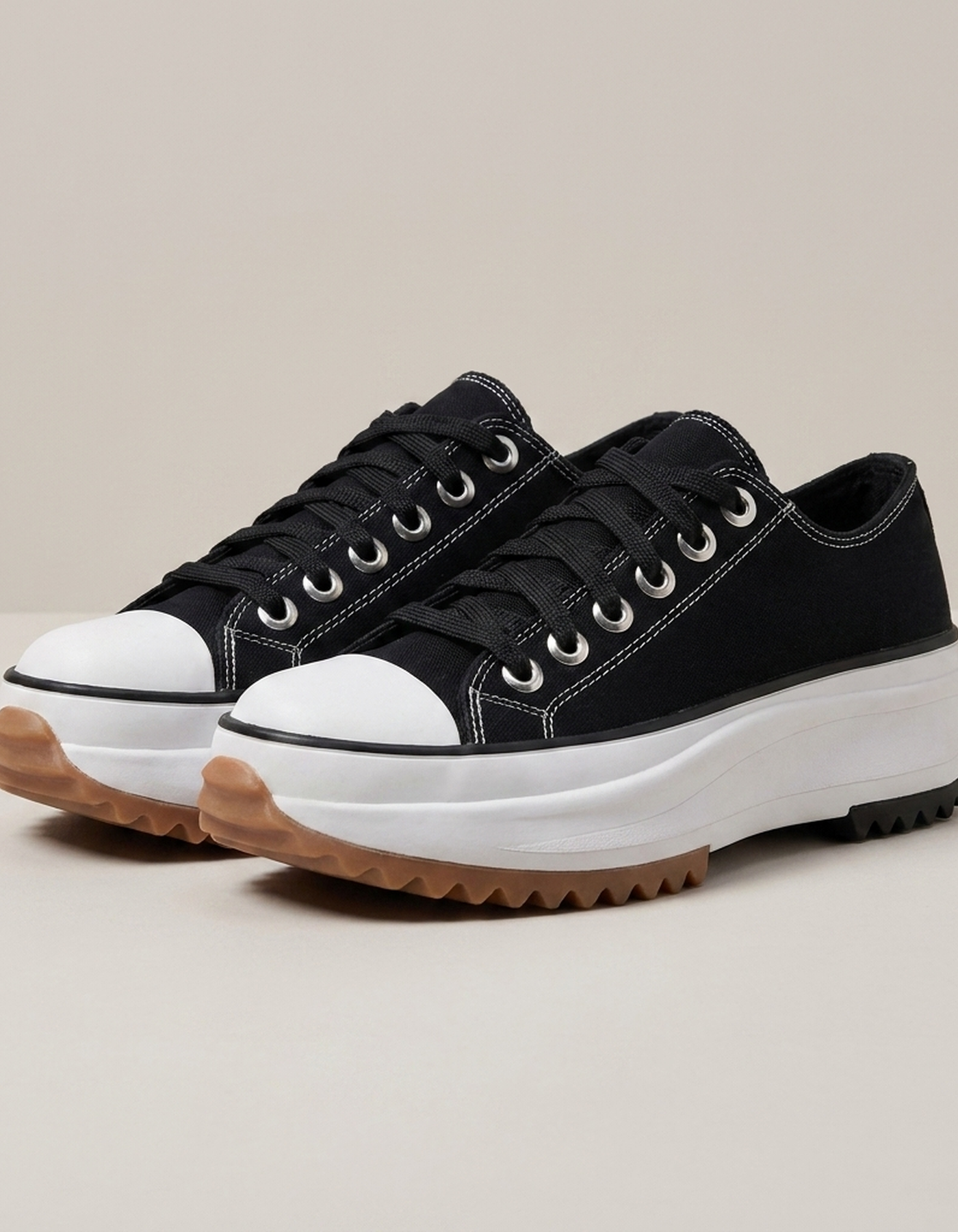PLUXSTYLE::numise::bella-casual-platform-sneakers::pack-black