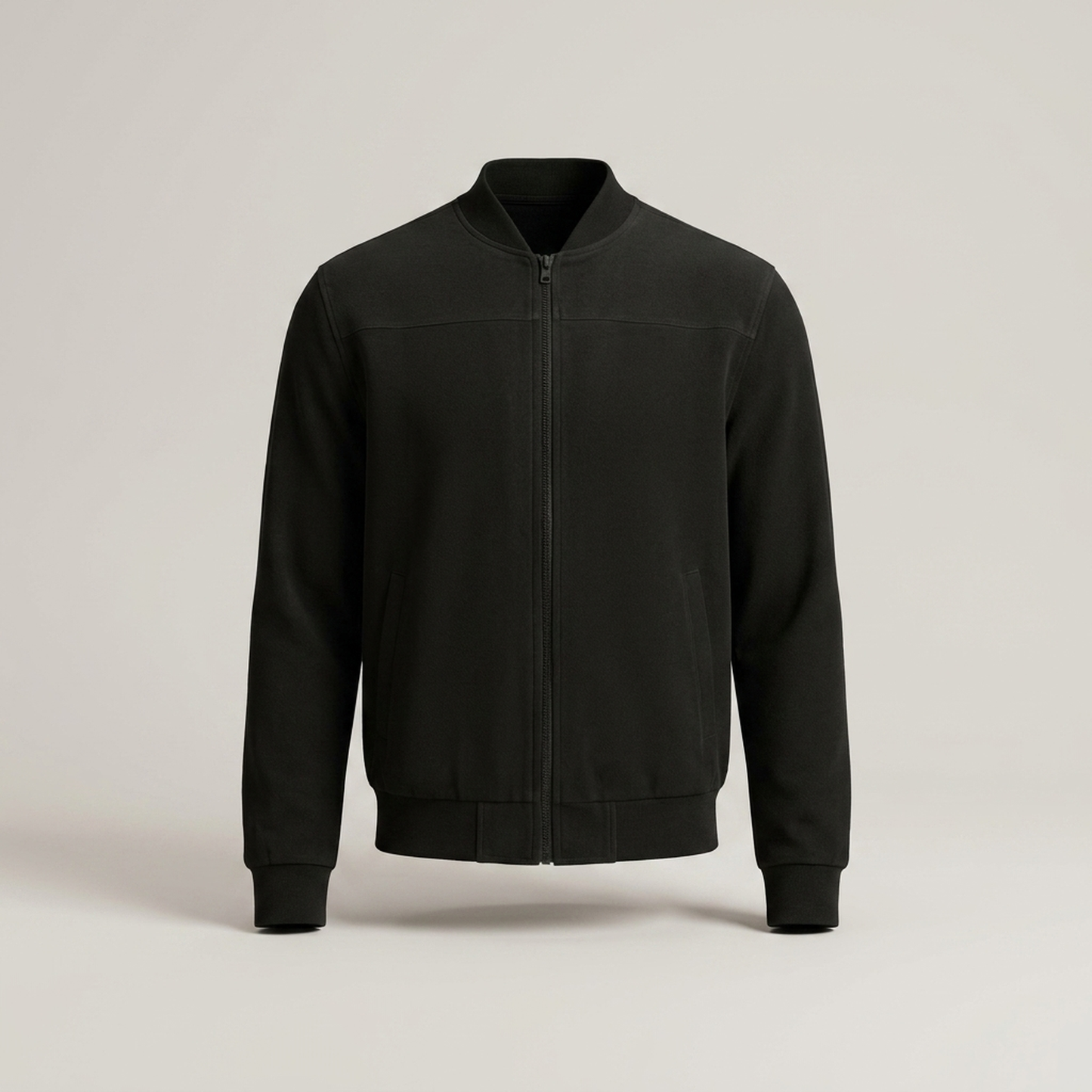 PLUXSTYLE::numise::modern-bomber-collar-parka::pack-black