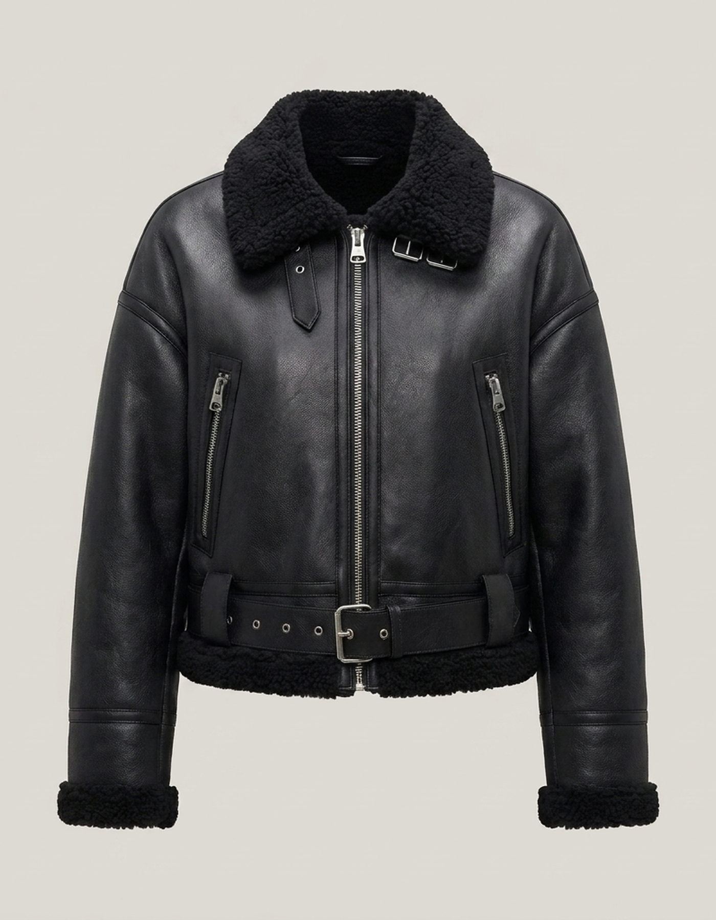 PLUXSTYLE::numise::womens-reversible-bomber-parka::pack-black