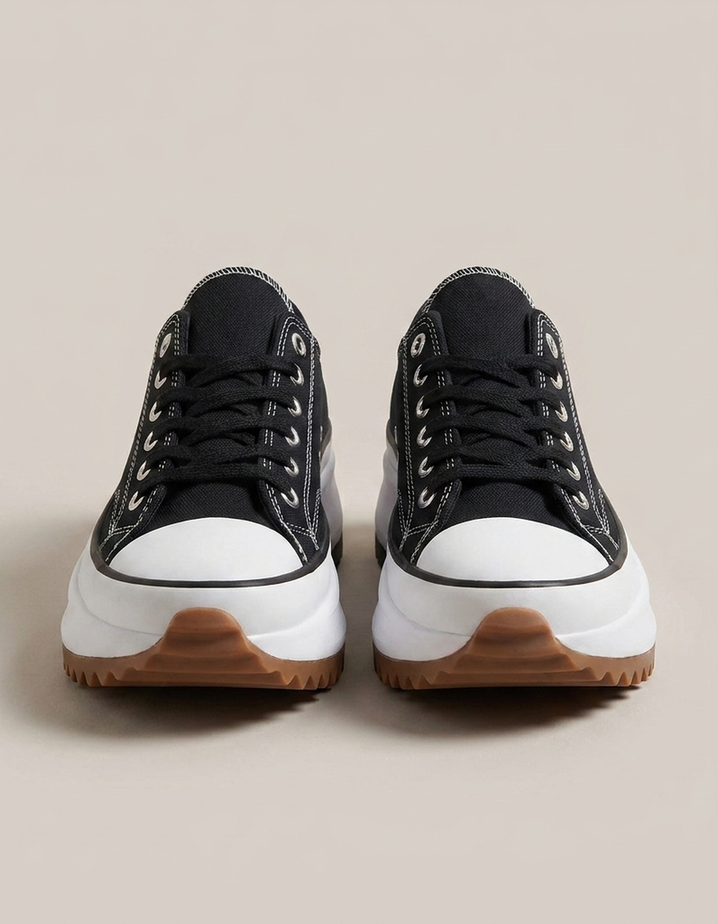 PLUXSTYLE::numise::comfort-slip-on-platform-sneakers::pack-black