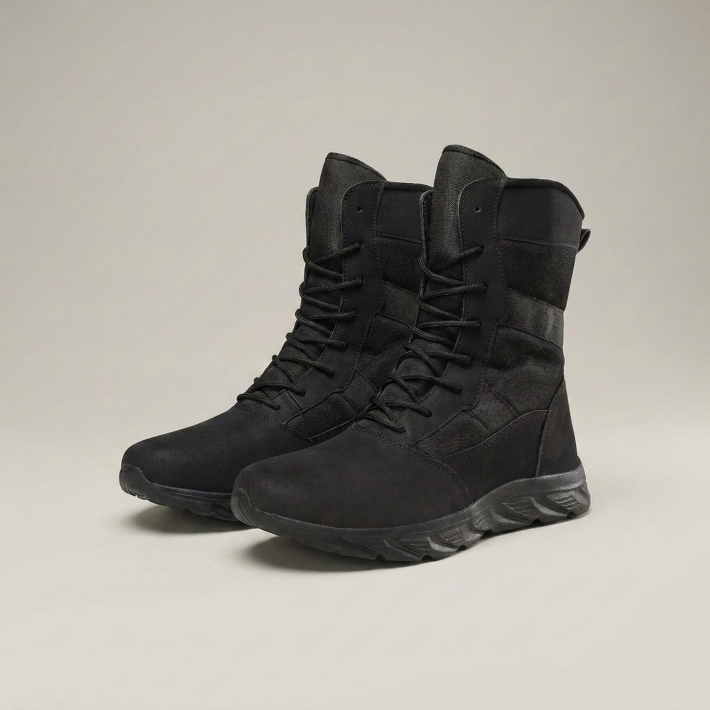 PLUXSTYLE::numise::mens-adjustable-fit-ankle-boots::closeup-detail