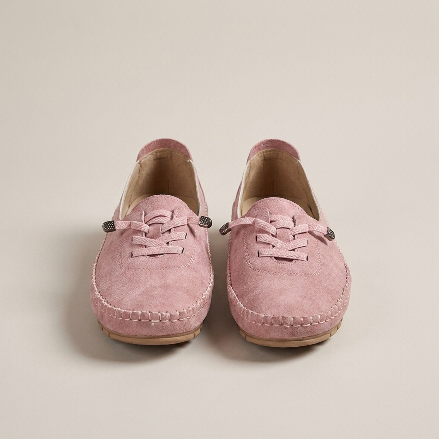 PLUXSTYLE::numise::womens-flexible-walking-loafers::pack-pink