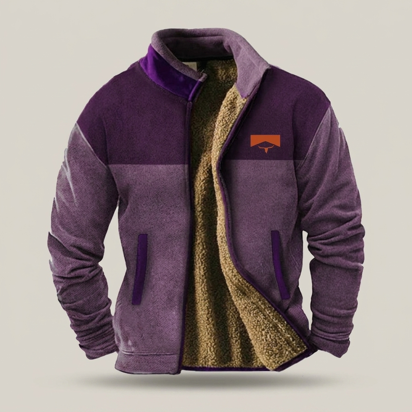 PLUXSTYLE::numise::mens-casual-zip-jacket::pack-purple