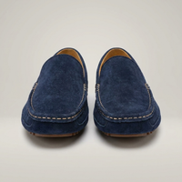 PLUXSTYLE::numise::mens-contrast-stitch-comfort-loafers::pack-navy-blue