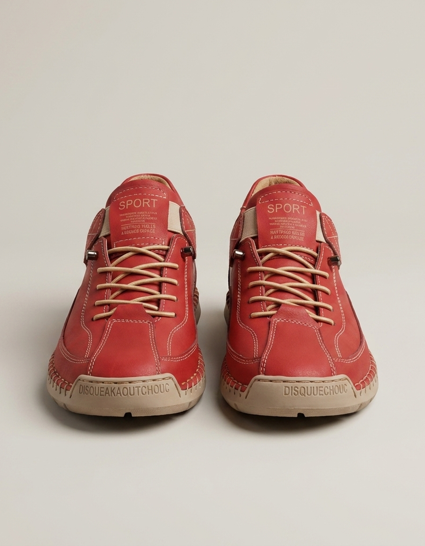 PLUXSTYLE::numise::womens-elastic-panel-trainers::pack-red