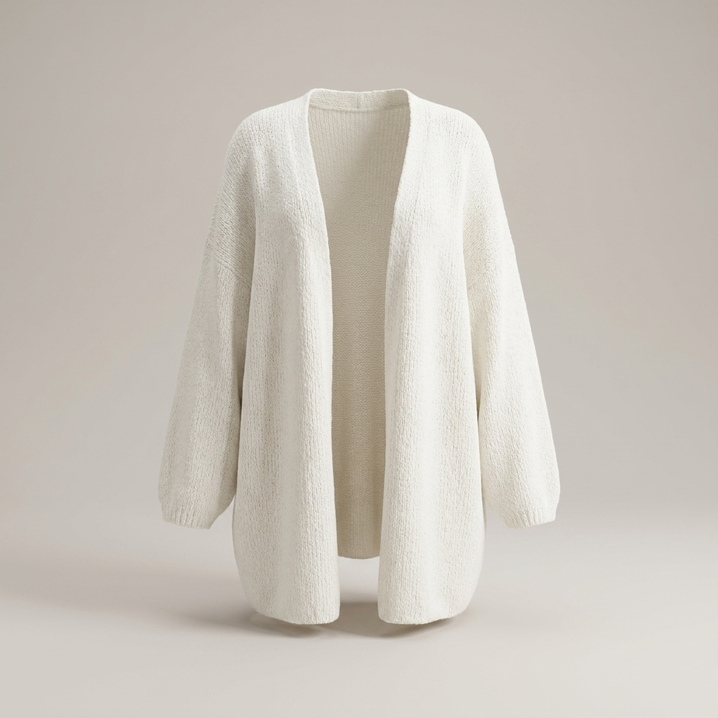PLUXSTYLE::numise::oversized-maxi-cardigan::pack-white