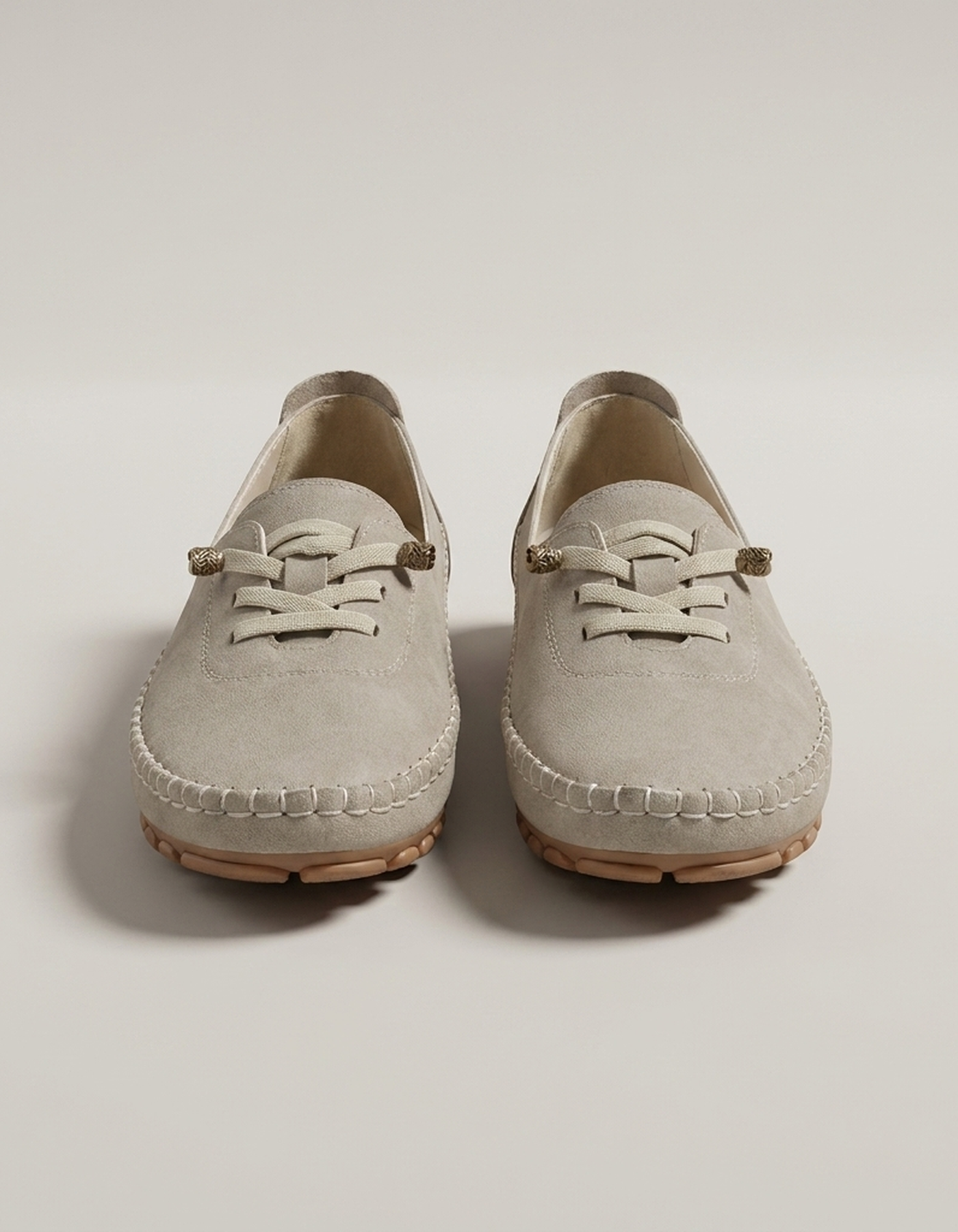 PLUXSTYLE::numise::womens-flexible-walking-loafers::pack-beige