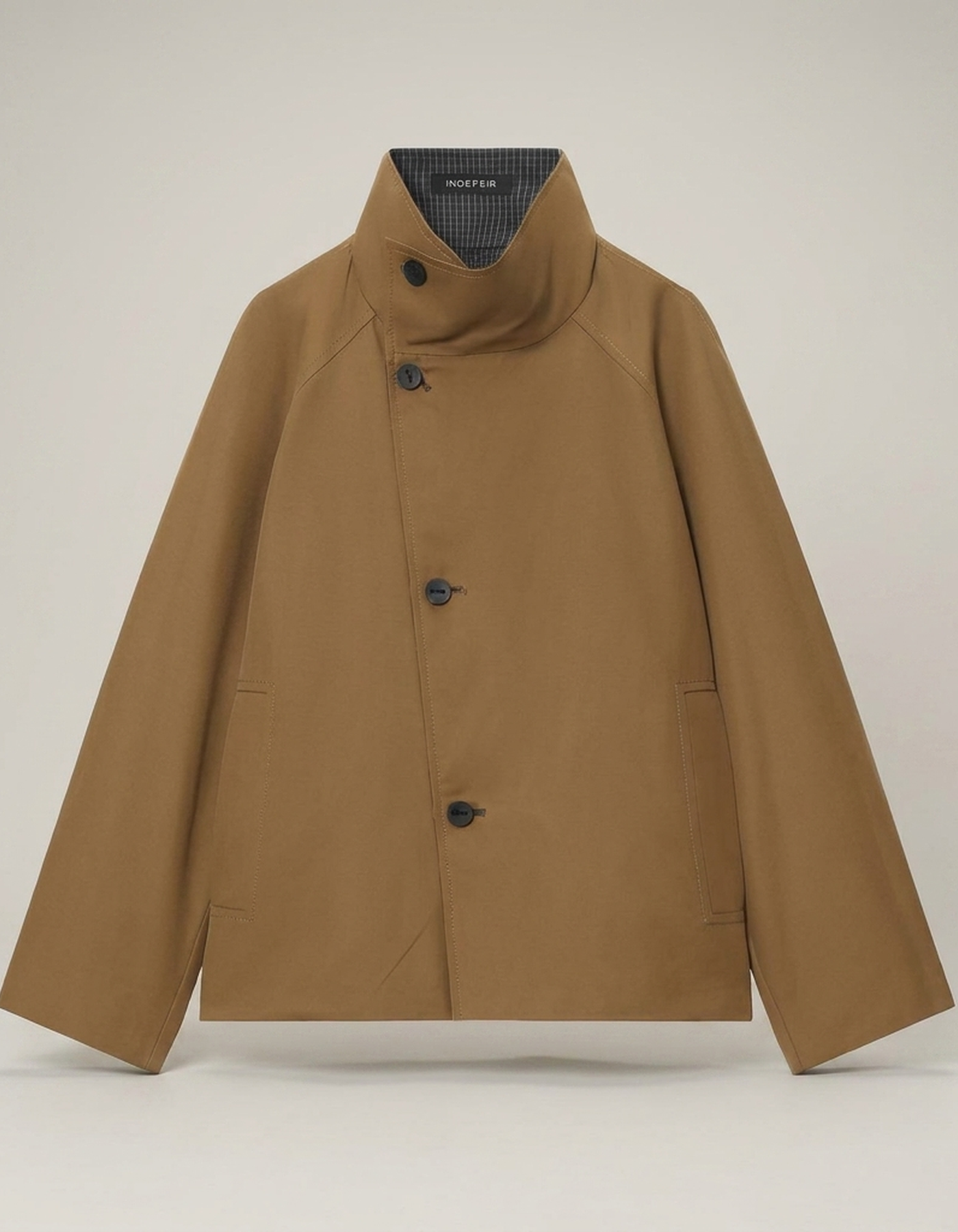 PLUXSTYLE::numise::harriet-cropped-parka::pack-brown