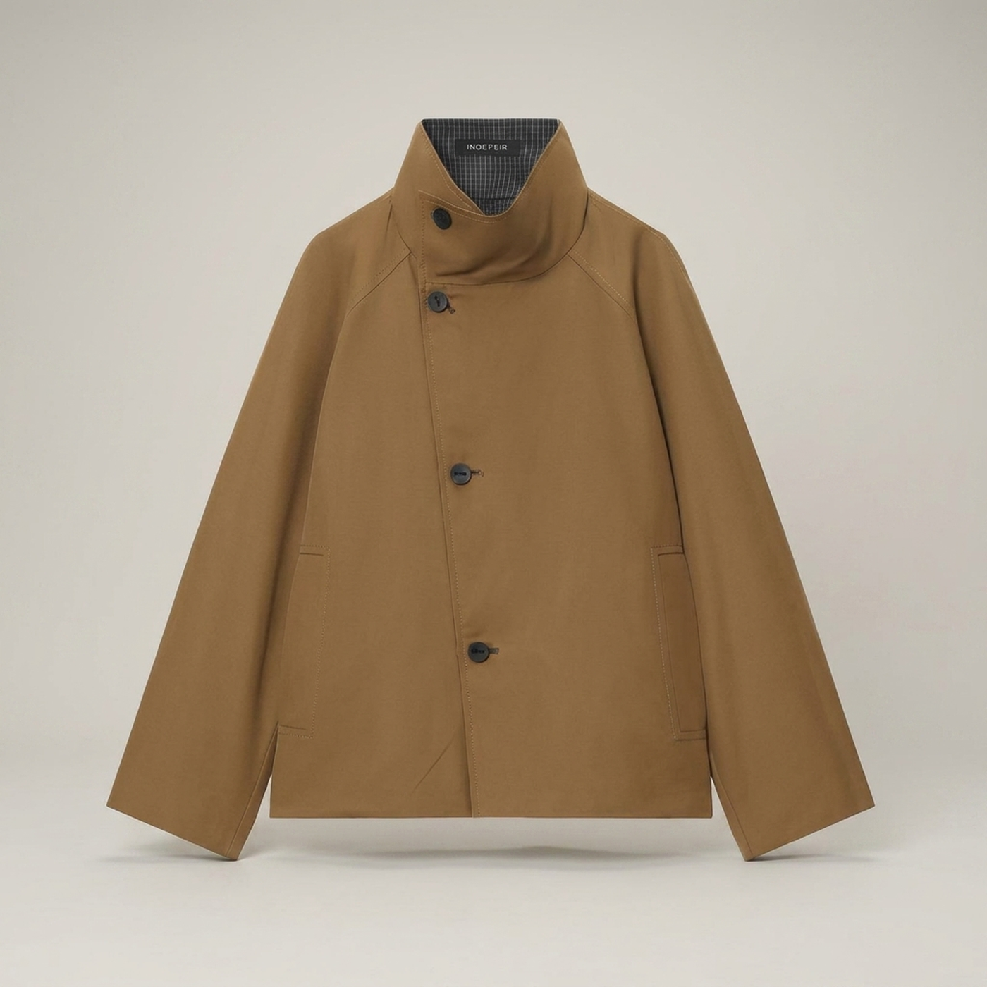 PLUXSTYLE::numise::harriet-cropped-parka::pack-brown