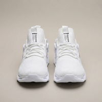 PLUXSTYLE::numise::mens-blade-sole-chunky-sneakers::pack-white