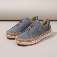 PLUXSTYLE::numise::easy-step-slip-on-footwear::closeup-detail