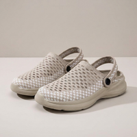 PLUXSTYLE::numise::breathable-unisex-comfort-clogs::pack-khaki