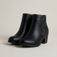 PLUXSTYLE::numise::aisling-sparkling-ankle-boots::pack-black