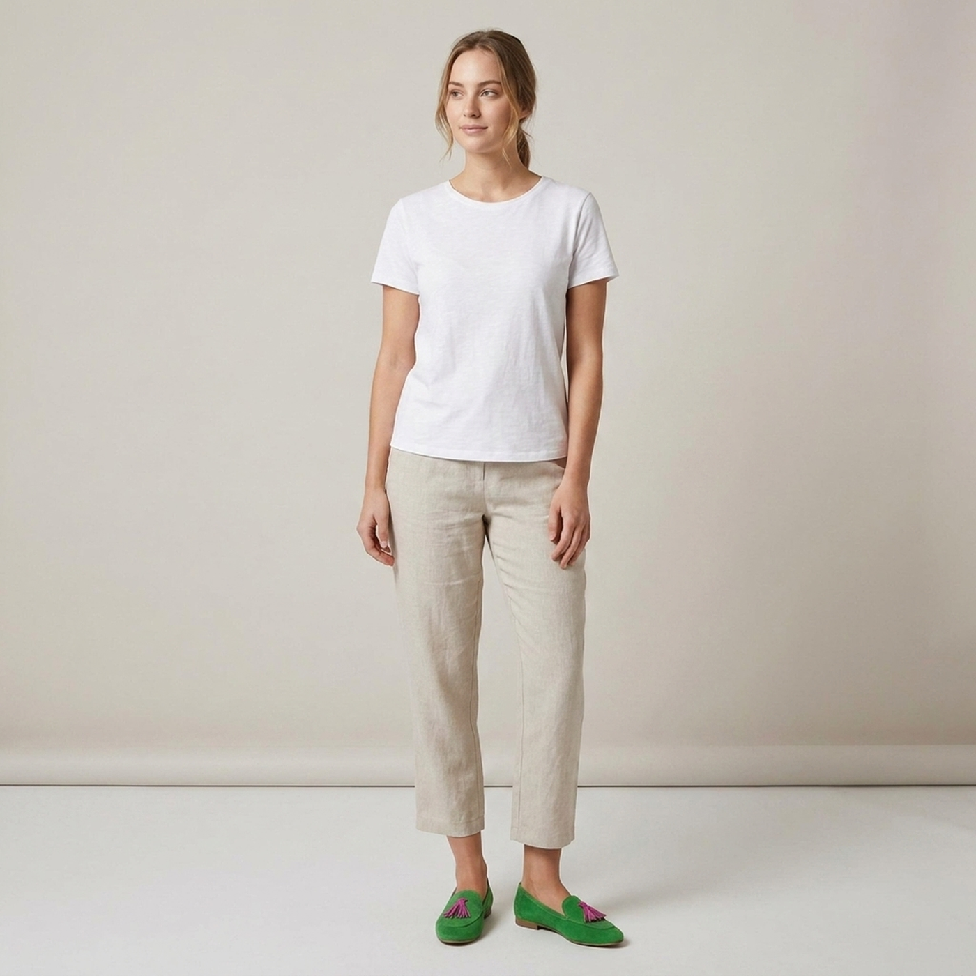 PLUXSTYLE::numise::green-tassel-loafers::zoom-out