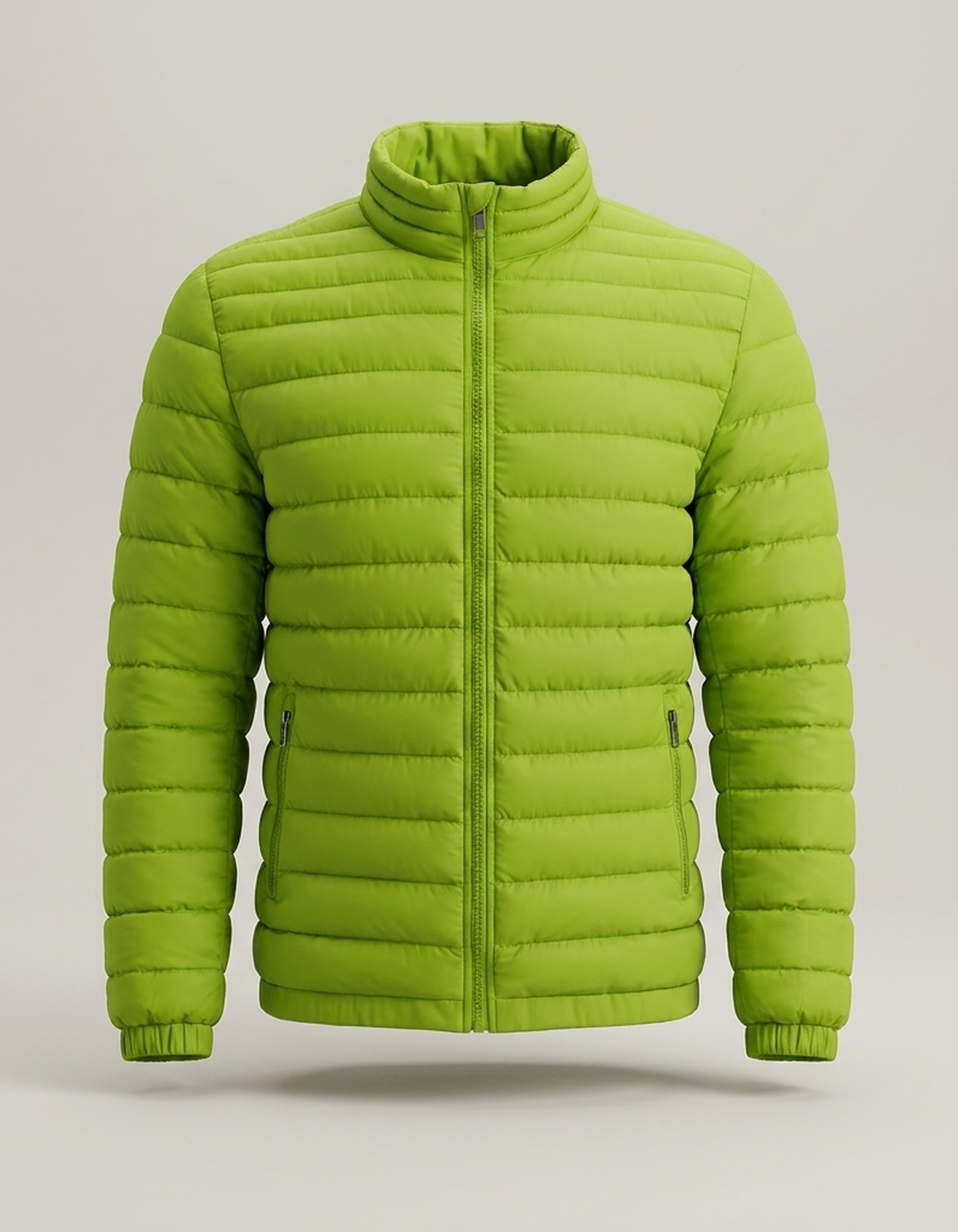 PLUXSTYLE::numise::mens-regular-fit-puffer-parka::pack-green