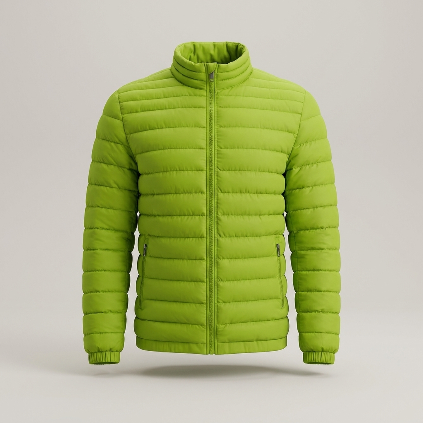 PLUXSTYLE::numise::mens-regular-fit-puffer-parka::pack-green